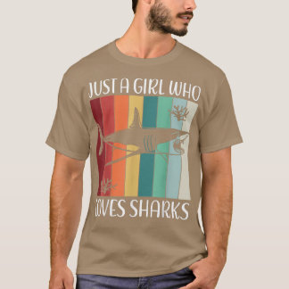 haai is mijn geestesdier Een meisje dat van haar h T-shirt