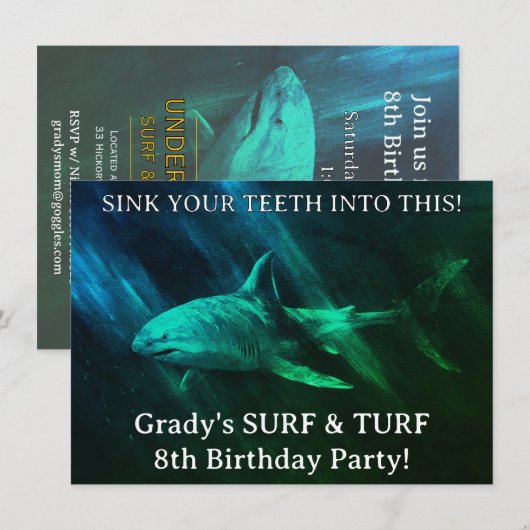 Haai! Kaart (Voorkant / Achterkant)