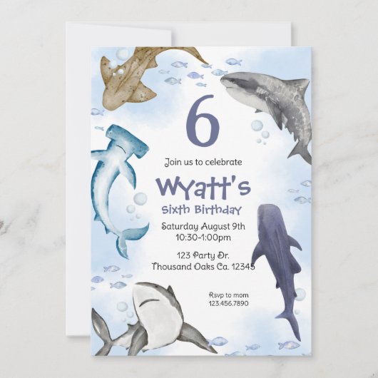 Haai,  kaart (Voorkant)