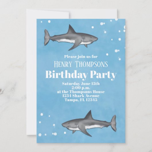 haai kaart (Voorkant)