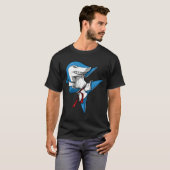 Haai Karate Ninja T-shirt (Voorkant volledig)