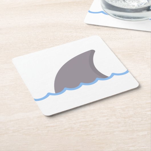 haai kartonnen onderzetters (Schuin)