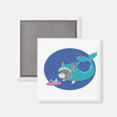 Haai Kat - Magneet (Voorkant / Achterkant)