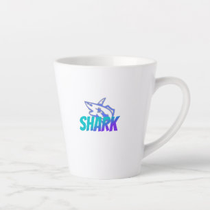 Haai Krachtig Oceaan Roofdier Design voor Gym & Latte Mok