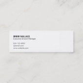 Haai Logo Oceaanwater Mini Visitekaartje (Achterkant)