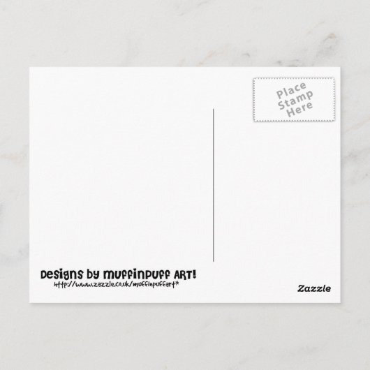 Haai met Cadeau Briefkaart (Achterkant)