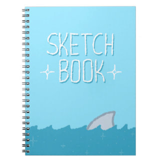 haai met de thema sketchbook / notitieboek !