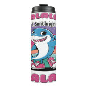 Haai met Sneakers Tralala Thermosbeker (Voorkant)