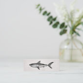 haai mini visitekaartje (Staand voorkant)