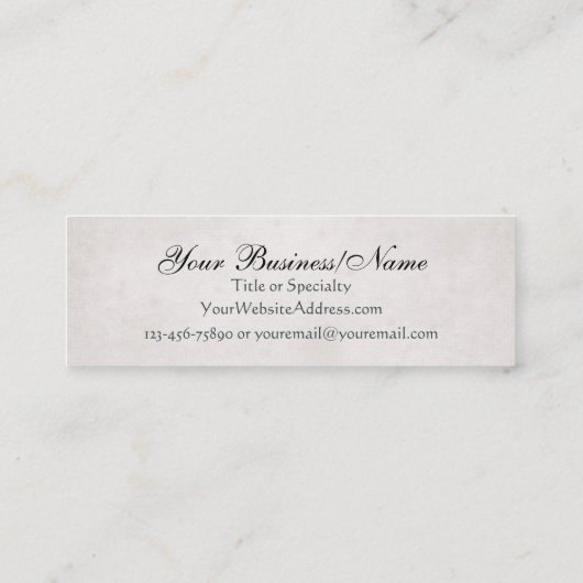 haai mini visitekaartje (Achterkant)