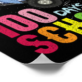 haai monster vrachtwagen 100 dagen van school kled poster (Hoek)