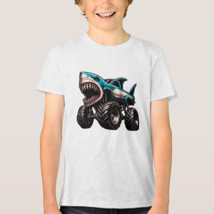 Haai Monstertruck Tri-Blend Shirt