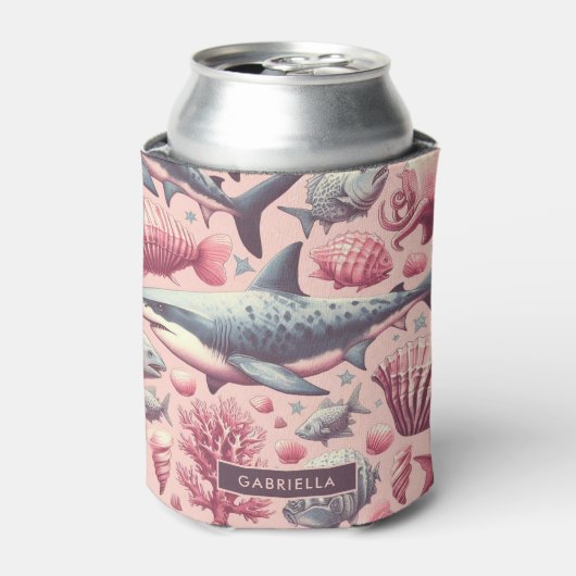  haai naadloos blikjeskoeler (Blikje Voorkant)