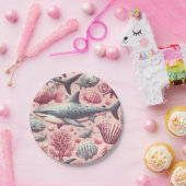  haai naadloos papieren bordje (Feest)