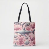 haai naadloos tote bag (Voorkant)