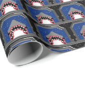 haai-o-naut cadeaupapier (Rol Hoek)