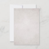 haai ~ Ocean Beach bruiloft RSVP (Achterkant)