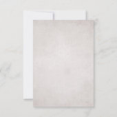 haai ~ Ocean Beach bruiloft RSVP Kaartje (Achterkant)