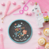 Haai of Zeemeermin Verjaardagspapier Bord Pool par (Feest)