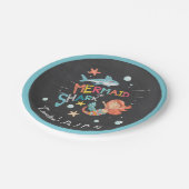 Haai of Zeemeermin Verjaardagspapier Bord Pool par (Gekanteld)