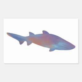 Haai onder de Sticker van het oceaanoppervlak