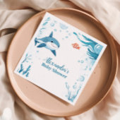 Haai onder het Zee Ocean Animals Servet