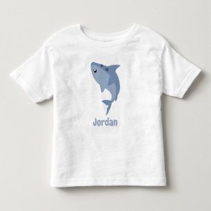 Haai onder het Zee Schattige gepersonaliseerd Kinder Shirts