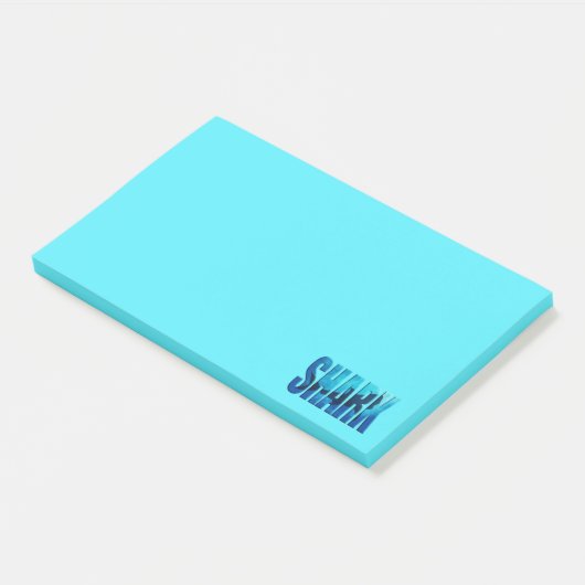 haai post-it® notes (Schuin)