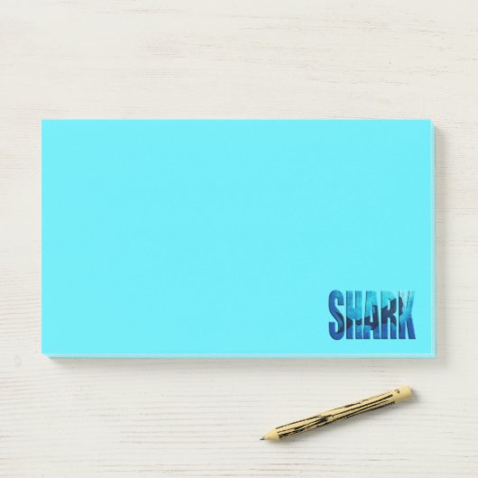 haai post-it® notes (Op bureau)