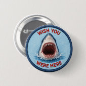 Haai Ronde Button 5,7 Cm (Voorkant /achterkant)
