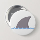 haai ronde button 7,6 cm (Voorkant /achterkant)