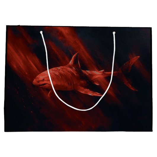 Haai Rood Groot Cadeauzakje (Achterkant)