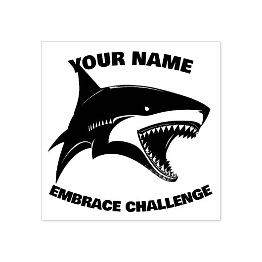  haai rubberstempel (Afrduk)