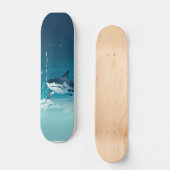 haai skateboard (Voorkant)
