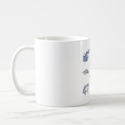 Haai soort pack koffiemok (Links)