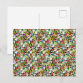 Haai Stereogram Verborgen 3D Magic Eye - Geen Enve Briefkaart (Voorkant / Achterkant)