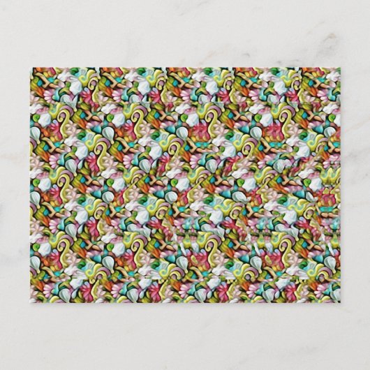 Haai Stereogram Verborgen 3D Magic Eye - Geen Enve Briefkaart (Voorkant)