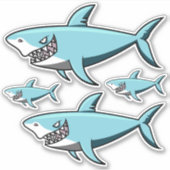 Haai stickers (Voorkant)