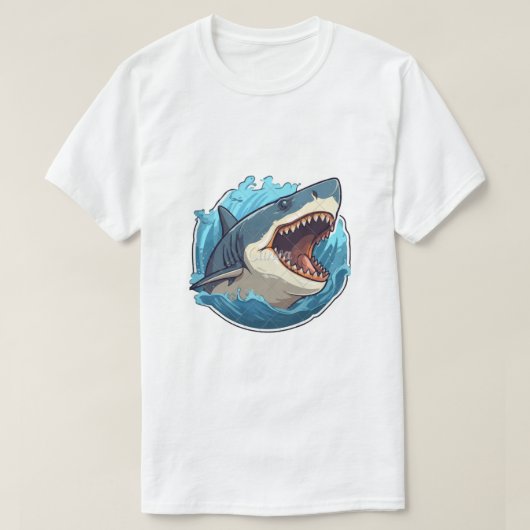 haai t-shirt (Design voorkant)