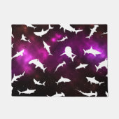 Haai vis witte schaduw op donkere galaxy Space Deurmat (Voorkant)