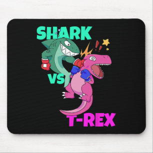 Haai Vs Dinosaur T Rex Bokshandschoenen Voor Kinde Muismat