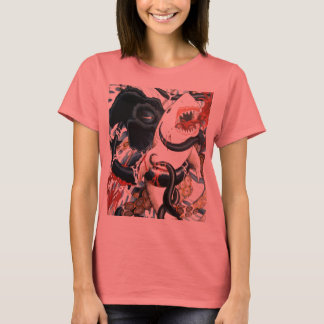 haai vs octopus t-shirt