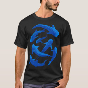 Haai Walvis patroon T-shirt