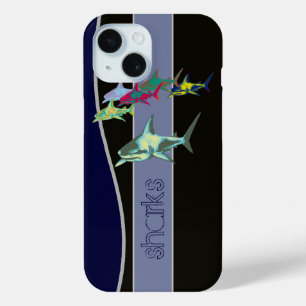 haai-wilde dieren iPhone 15 case