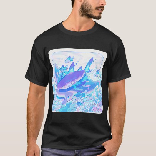 Haai zonder vinnen t-shirt (Voorkant)