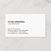 Haai zwemmen Logo | Oceaanwater Visitekaartje (Achterkant)