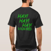 Haaie! fietsen hier t-shirt (Achterkant)