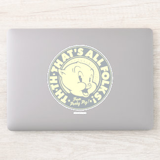Haaie TH-TH-DAT IS ALLE FOLKS! Sticker