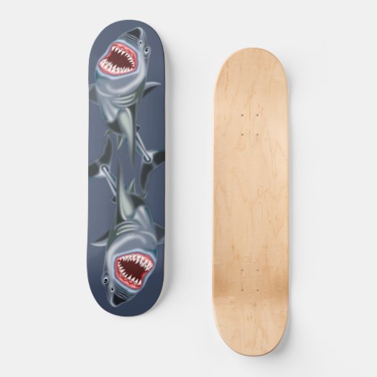 Haaien 1 persoonlijk skateboard (Voorkant)