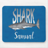 Haaien Aangepaste Ocean Cool Beach Tropisch Muismat (Voorkant)